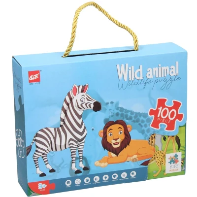 Afbeelding van Legpuzzel Wilde Dieren, 100st.