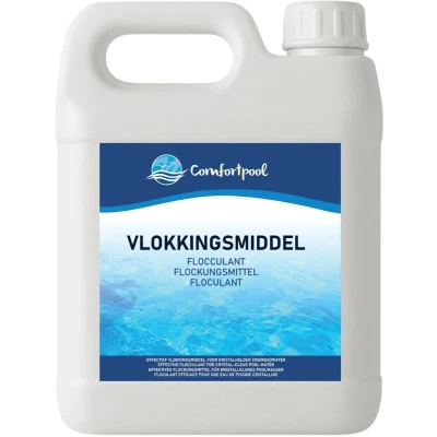 Afbeelding van Vlokkingsmiddel 2,5 liter Bindmiddel Voor vuildeeltjes schoon en helder zwembadwater In handige jerrycan Comfortpool