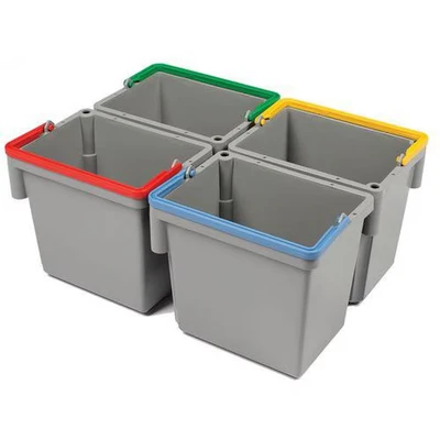 Afbeelding van Numatic Kunststof Werkemmer 5ltr Grijs / Geel Werkemmers