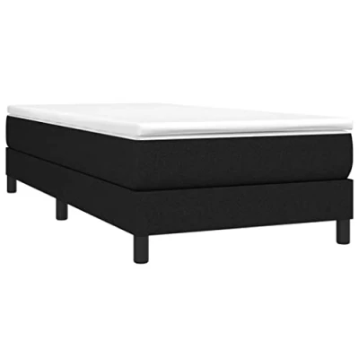 Image de vidaXL Cadre de lit sans matelas noir 80x200 cm tissu3120568
