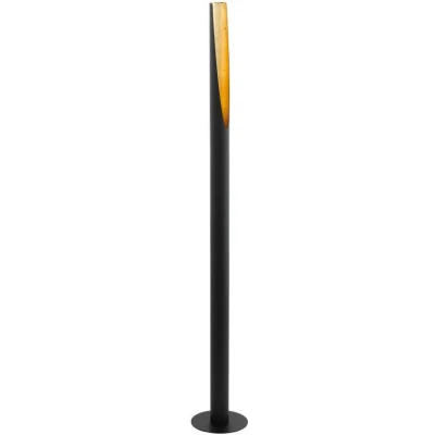 Afbeelding van Eglo Verlichting Vloerlamp &#039;Barbotto&#039; Zwart/goud
