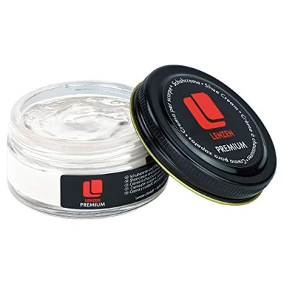 Afbeelding van Lenzen Premium schoenpoets I voedende crème voor glad en generfd leer, Neutraal