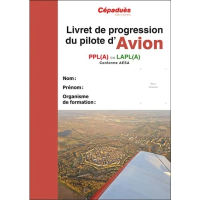 Image de Livret de progression du pilote avion (20e édition)