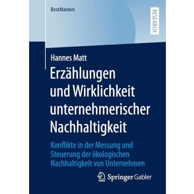 Afbeelding van BestMasters Erzählungen und Wirklichkeit unternehmerischer Nachhaltigkeit