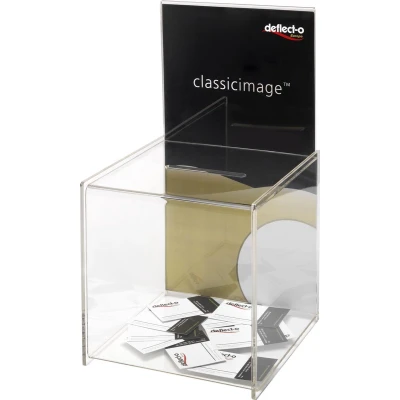 Afbeelding van Magnetoplan Suggestie Donatiebox Crystal Clear