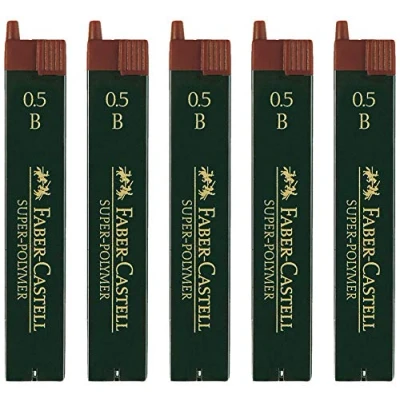 Afbeelding van Faber Castell Super polymeer vullingen (0,5 B, hoeveelheid 5)