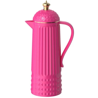 Afbeelding van Present Time Thermoskan Crown Helderroze Ø12cm Scandinavisch