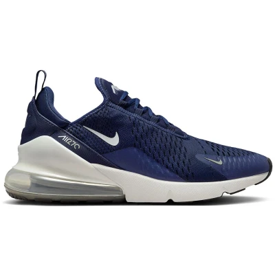 Afbeelding van Nike Sportswear AIR MAX 270 Sneakers laag, Heren, Maat: 46, Midnight navy/white/black/jade horizon Textiel/ synthetisch