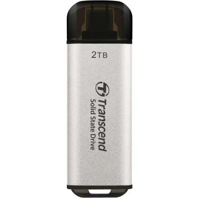 Afbeelding van Transcend TS2TESD300S ESD300S External SSD, 2 TB, USB Type C, 10Gbps, 1050950 MB/s, Silver