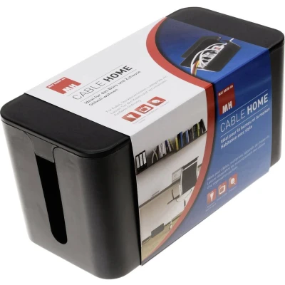 Afbeelding van Max Hauri 126728 Kabelbox Zwart (l x b h) 235 115 120 mm 1 stuk(s)