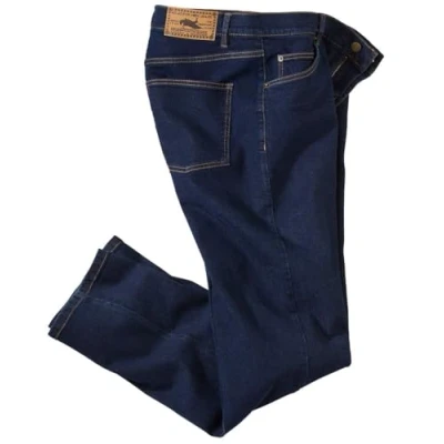 Afbeelding van Atlas for Men Donkerblauwe regular stretch jeans