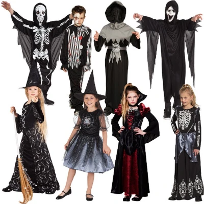 Afbeelding van 8 kinderkostuum halloween 86475