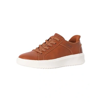 Afbeelding van Skechers Slip Ins: Court Break Suit Sneaker 183177 COG, Mannen, Bruin, Sneakers, maat: 42