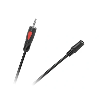 Afbeelding van Cabletech Aux Kabel Eco Line Jack Verlengkabel 3.5mm (m) naar (v) 15 meter Zwart