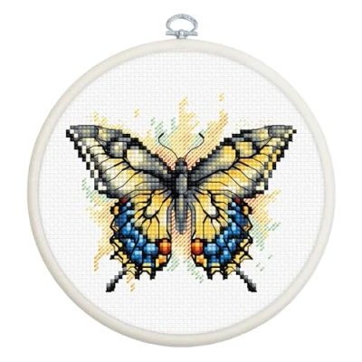 Afbeelding van Luca S Swallowtail Butterfly borduren (pakket) BC101