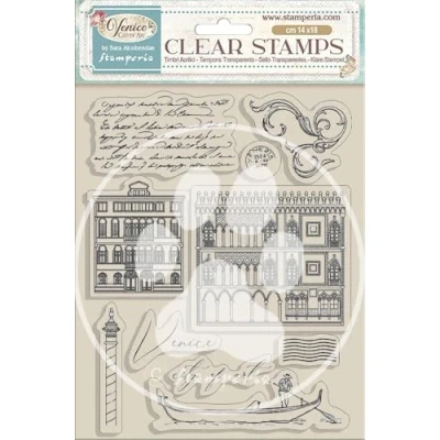 Afbeelding van Stamperia Venice City of Art Clear Stamp Elements (WTK222)