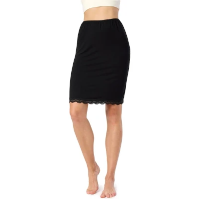 Afbeelding van Bellivalini BLV BLV50 176 UW Dames Onderrok kort elastisch licht Viscose Zwart 4XL