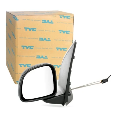 Afbeelding van Buitenspiegel Tyc 309 0112 Links Instellen: kabel, Bol vormig FIAT: Panda III Hatchback