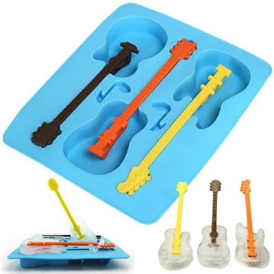 Afbeelding van TRIXES IJsblokjesvorm van siliconen voor gitaar, blauw