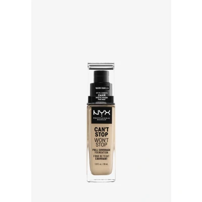 Afbeelding van NYX Professional Makeup Can&#039;t Stop Won&#039;t Full Coverage Foundation Warm Vanilla 30 ml