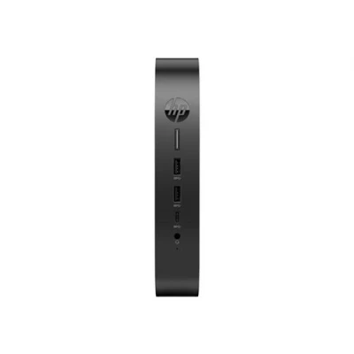 Image de HP Elite t655 Client léger SFF 1 x Ryzen Embedded R2314 / jusqu&#039;à 3.5 GHz RAM 8 Go flash 64 eMMC Radeon Graphics Gigabit Ethernet, IEEE 802.11ax (Wi Fi 6), Bluetooth 5.2 Win 10 IoT Enterprise moniteur : aucun clavier Anglais int