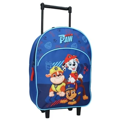 Afbeelding van Paw Patrol Go Pups Trolley Rugzak Blauw Chase Marshall Rubble
