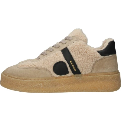 Afbeelding van Blackstone ENJAR NATUK EL423 Mouton Sneaker (low) Dames Beige Maat: 38