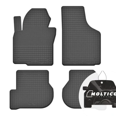 Afbeelding van Rubberen automatten met rand, 4 stuks, geschikt voor Volkswagen Golf Plus 2005 2013
