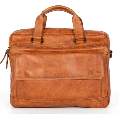 Afbeelding van Spikes &amp; Sparrow Kevin Business Laptopbag 15,6&quot; brandy
