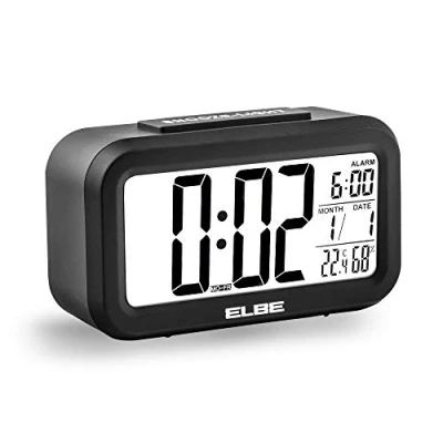Afbeelding van Radio alarmklok ELBE RD668N 4,4&quot; Zwart