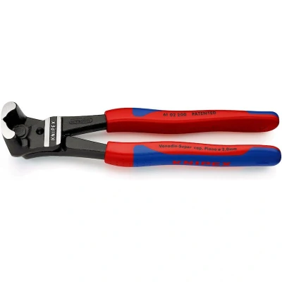 Image de KNIPEX 61 02 200 coupe boulon grande transmission de force plastifié noir atramentisé mm