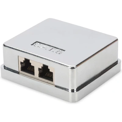 Afbeelding van Digitus DN 93711 Netwerkdoos Opbouw (op muur) CAT 6 2 poorten