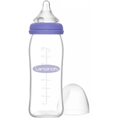 Afbeelding van Lansinoh NaturalWafe Glazen Babyfles 240 ml Copy