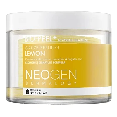 Afbeelding van Neogen Dermalogy Bio Peel Gauze peeling Lemon (200 ml/30 pads) Premium pads (K Beauty)