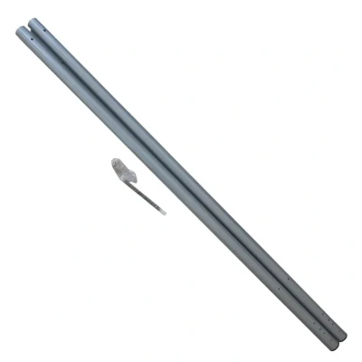 Afbeelding van Talen Tools Brievenbus Paal 154 x 8.5 4.3 cm Zilvergrijs