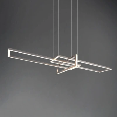 Afbeelding van Hanglamp Trio Leuchten Salinas Nikkel