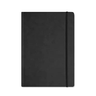 Afbeelding van Silvine Notitieboek, A4, hardcover, zwart, 160 gestippelde pagina&#039;s, ivoorkleurig papier, 90 g/m²