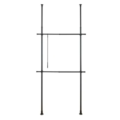 Afbeelding van Wenko Kledingrek Herkules Basic 75 120 X 165 300 Cm RVS Zwart