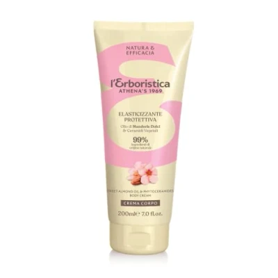 Afbeelding van L&#039;erboristica Bodycrème Almond 200 Ml Vegan Wit