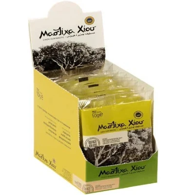 Afbeelding van Chios Small Tears Mastic Gum 4 x 10 g (4 verpakkingen) 100% Fresh Original Xios (Masticha of Mastixa)