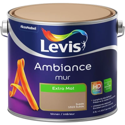 Afbeelding van Levis Ambiance muurverf extra mat 2,5l suède