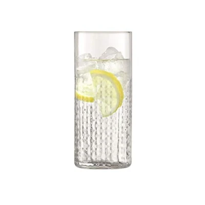 Afbeelding van L.S.A. Wicker Longdrinkglas 400 ml Set van 2 Stuks Transparant