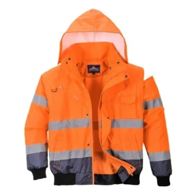 Afbeelding van Bomberjack werkjas C465 Oranje/Blauw Maat L