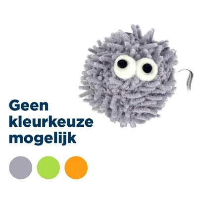 Afbeelding van Fofos Bal Gezicht Met Ratel Assorti 6X5X4 CM