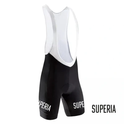 Afbeelding van Retro Wielerbroek Solo Superia REDTED Zwart