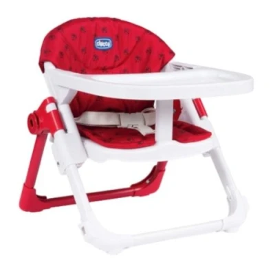Image de Chicco chaise haute Lady Bug junior 42 cm blanc/rouge 4 pièces