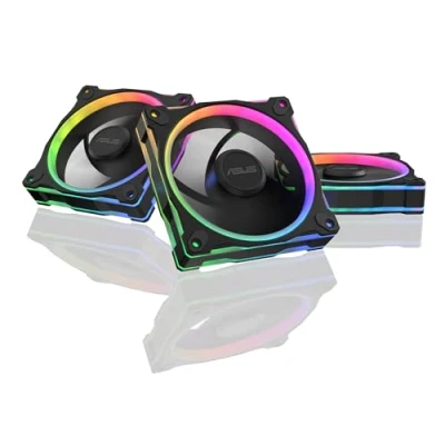 Afbeelding van ASUS Prime MR120 ARGB Reverse Triple Pack, 120 mm PWM ventilator, 20 leds, 1600 tpm ventilatorsnelheid, 58 CFM luchtstroom, 28 dik frame, Aura Sync