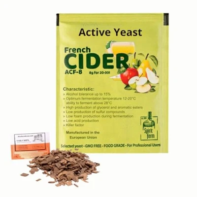 Afbeelding van Gistcider 25L Cider Wijngist Gist voor appel Gistvruchten Appelazijn