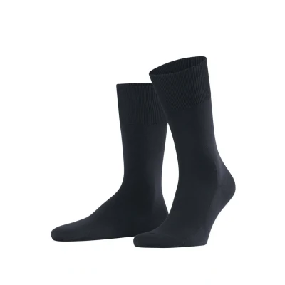 Afbeelding van Falke heren Climawool sokken in scheerwolblend de kleur Zwart, maat: 43/44