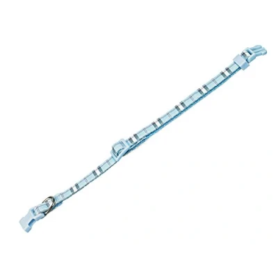 Afbeelding van Nobby halsband geruit blauw 20 35 x 1 cm st